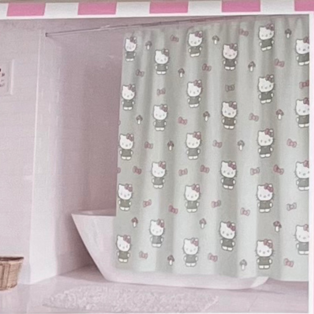 Hello Kitty shower curtain